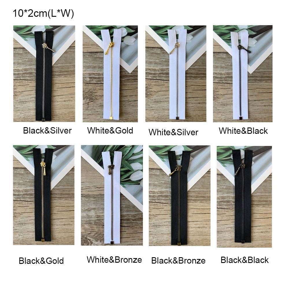 Dây Khóa Kéo Mini Dùng May Vá Thủ Công 8 Kiểu Mẫu Thiết Kế Mới DIY