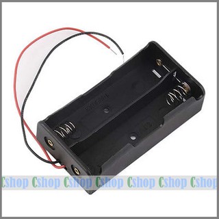 Hộp đế pin 18650 loại 2 Pin nối tiếp