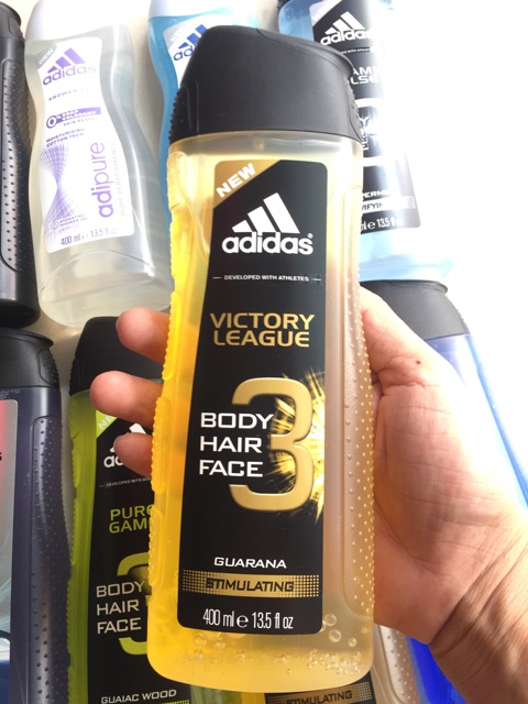 Sữa tắm gội, rửa mặt 3 in 1 Adidas 400 ml