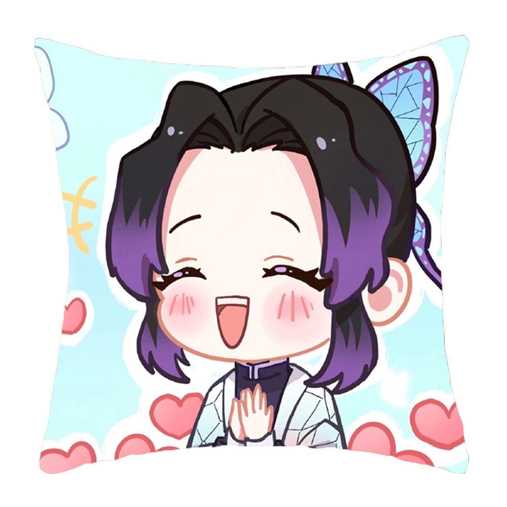 Gối in hình KIMETSU NO YAIBA chibi anime xinh xắn tiện lợi chất đẹp