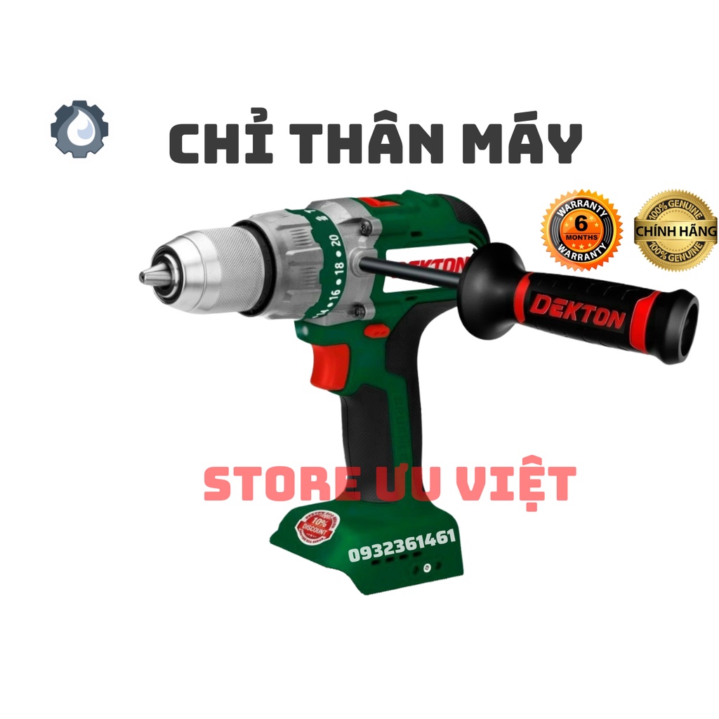 MÁY KHOAN PIN 13MM M21-ID1390BL DEKTON ĐẦU AUTOLOCK GIÁ TỐT