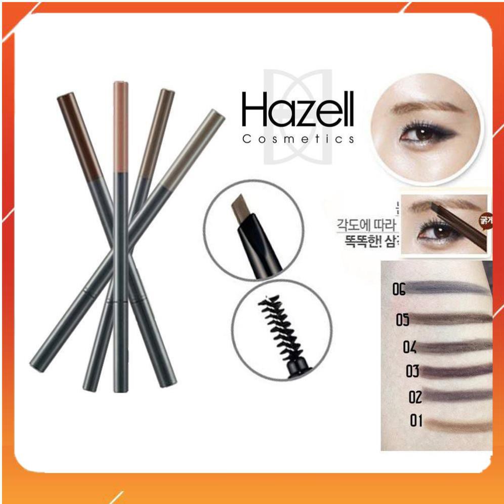 [ Có Sẵn] Chì Kẻ Mày 2 Đầu The Face Designing Eyebrow Pencil _mỹ phẩm chính hãng