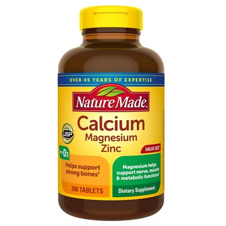 Calcium Magnesium Zinc Mỹ 300 viên - Nature Made