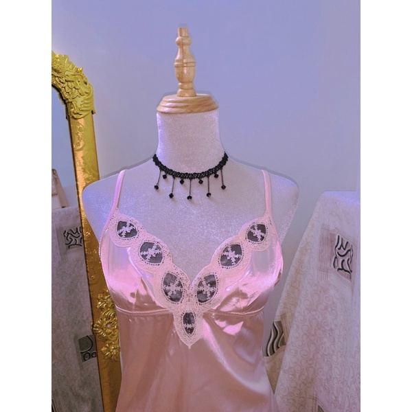 Đầm ngủ satin lụa