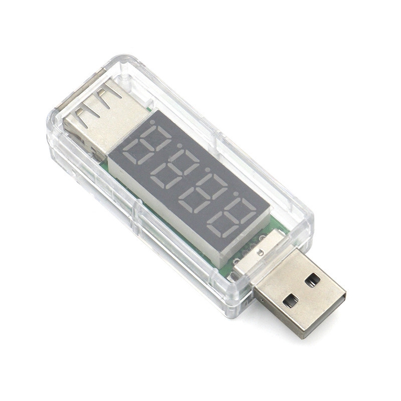 Đầu USB Đo Điện Áp Và Cường Độ Dòng Điện Của Bộ Sạc Điện Thoại Di Động Có Màn Hình Kỹ Thuật Số