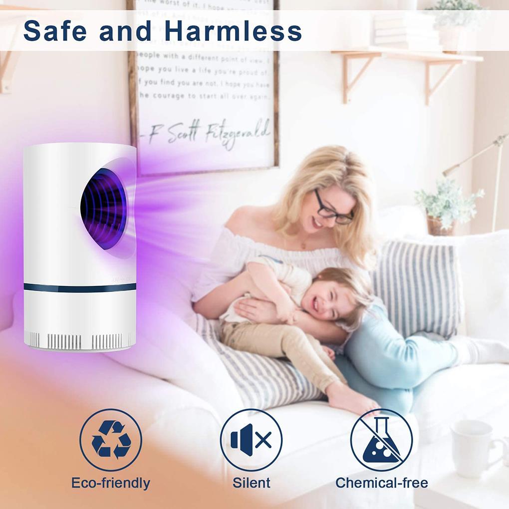 Đèn LED Bắt Muỗi/Côn Trùng Sạc USB Chất Lượng Cao