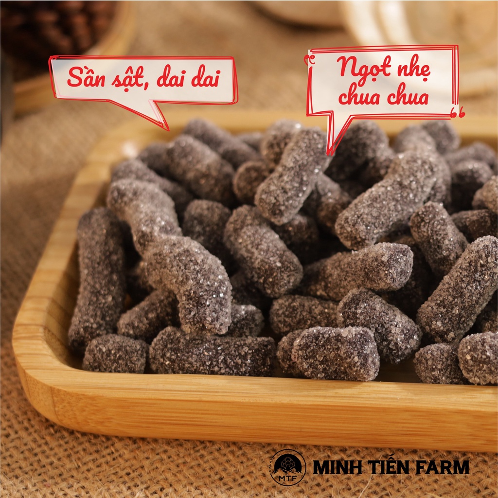 Kẹo dây tằm dâu tây Đà Lạt 200-350gr Minh Tiến Farm