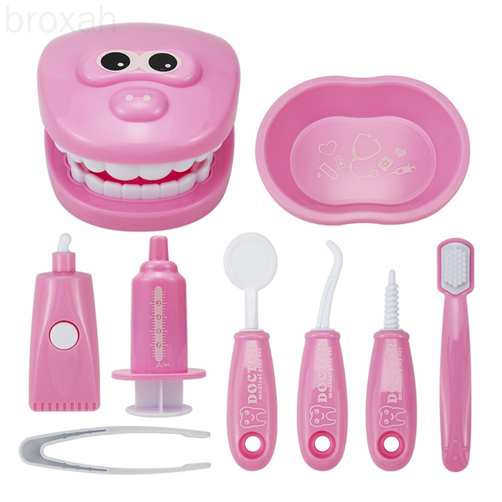 Bộ 9 món bàn chải đánh răng bằng nhựa cho bé