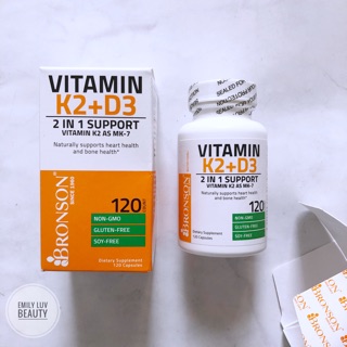 Vitamin K2 + D3 Bronson Mỹ