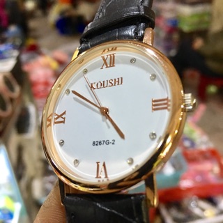 Đồng hồ dây da nam koushi