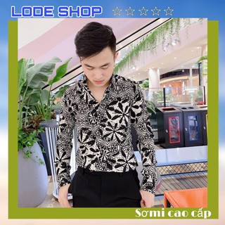 ÁO SƠ MI NAM HỌA TIẾT TAY DÀI MẪU MỚI - 2021