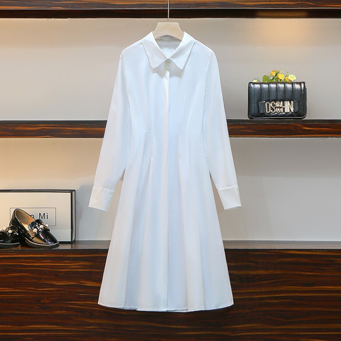 💚ORDER💚🎀FREESHIP🎀  Sét Váy Sơ Mi Bigsize  Kết Hợp Áo Khoác Cách Điệu Độc Lạ Thời Thượng🌸Hàng Quảng Châu