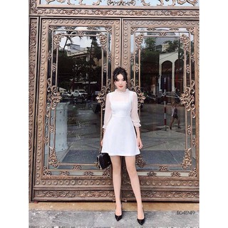 Đầm tiểu thư phối ren