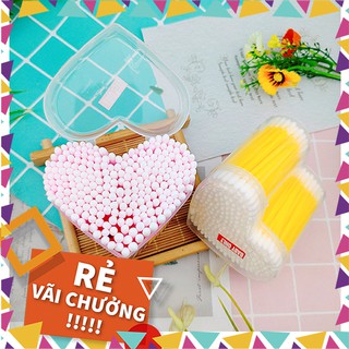 Combo 400 tăm bông trẻ em đa dụng chất lượng cao giá rẻ (1 hộp 200 cây)