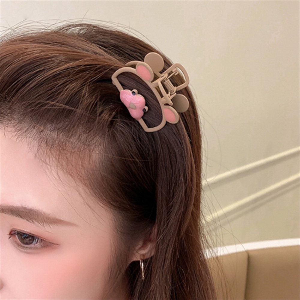 Kẹp tóc đuôi ngựa hình gấu hoạt hình dễ thương