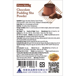 Bột Pudding Socola / Pudding Maulin More/ Bột Bánh Plan socola 1kg