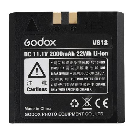 Pin sạc Li-ion Godox VB-18 cho Flash Godox V850 V860II - Hàng nhập khẩu