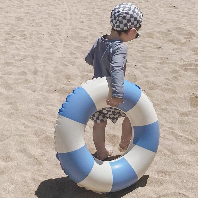 Phao Tập Bơi Tròn Ins Kèm Bơm Cho Bé 2-9 Tuổi Hottrend