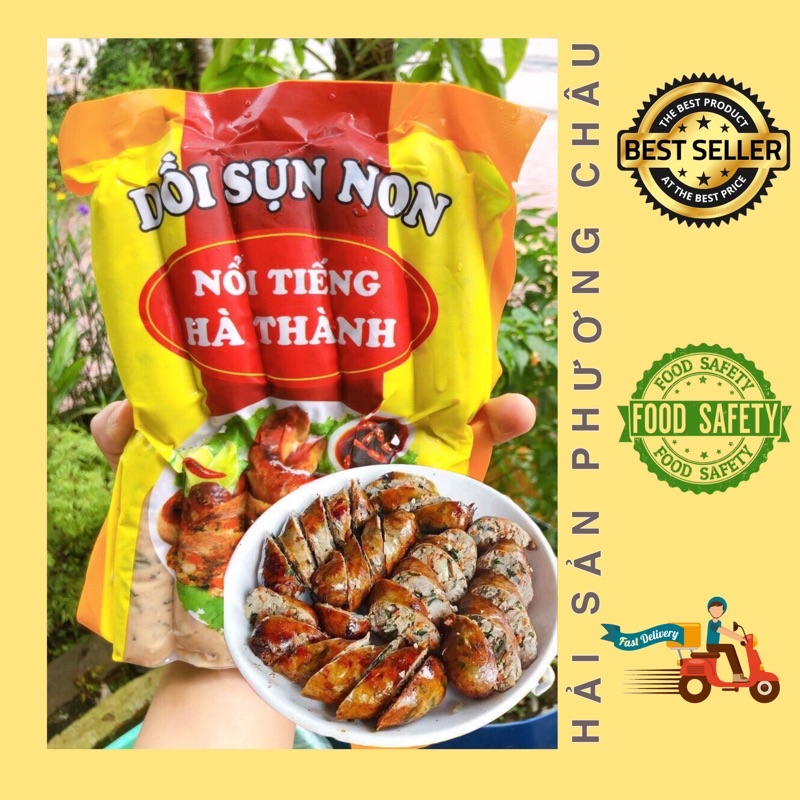 Dồi sụn non nổi tiếng Hà Thành nướng chiên thơm ngon - 500g