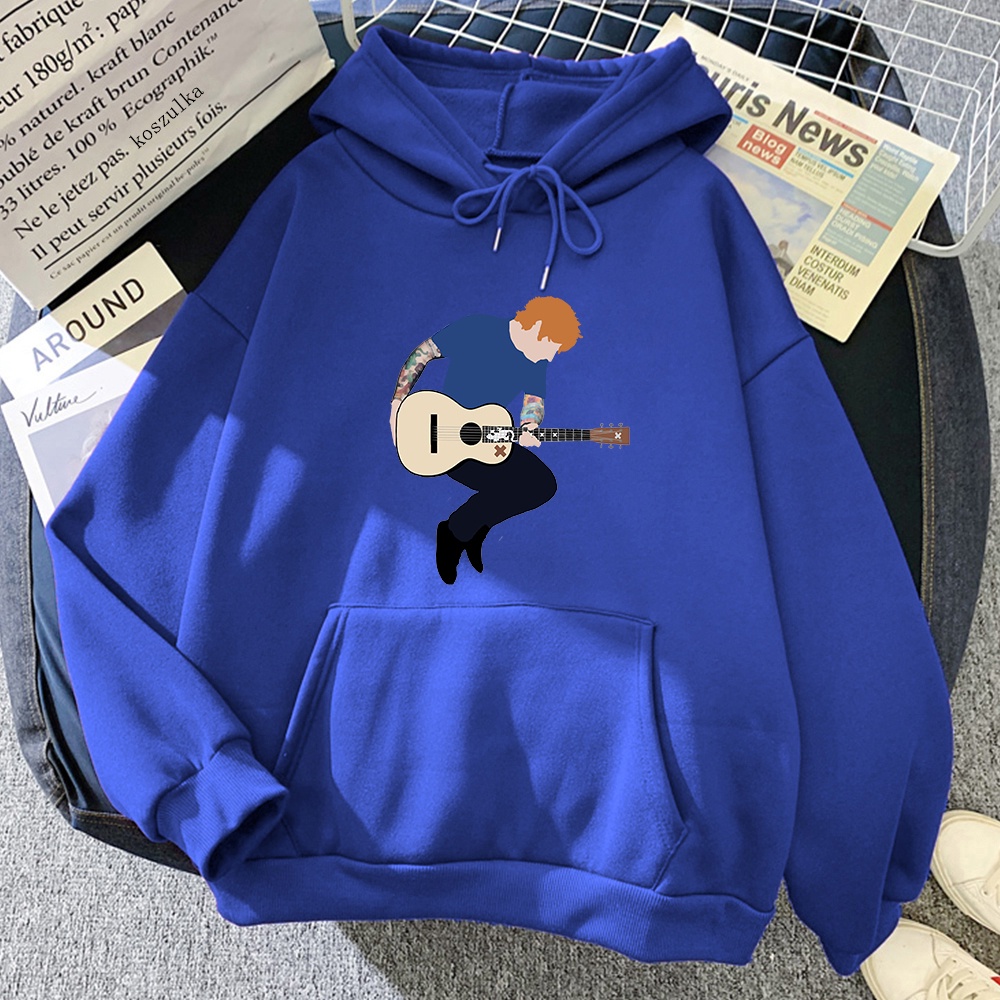Hot Ed Sheeran Áo Hoodie Thời Trang Xuân Thu / Thu Phong Cách Harajuku Cổ Điển Dễ Thương Cho Nam Và Nữ