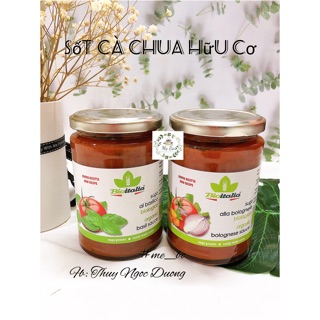 Sốt Hữu Cơ BioItalia
