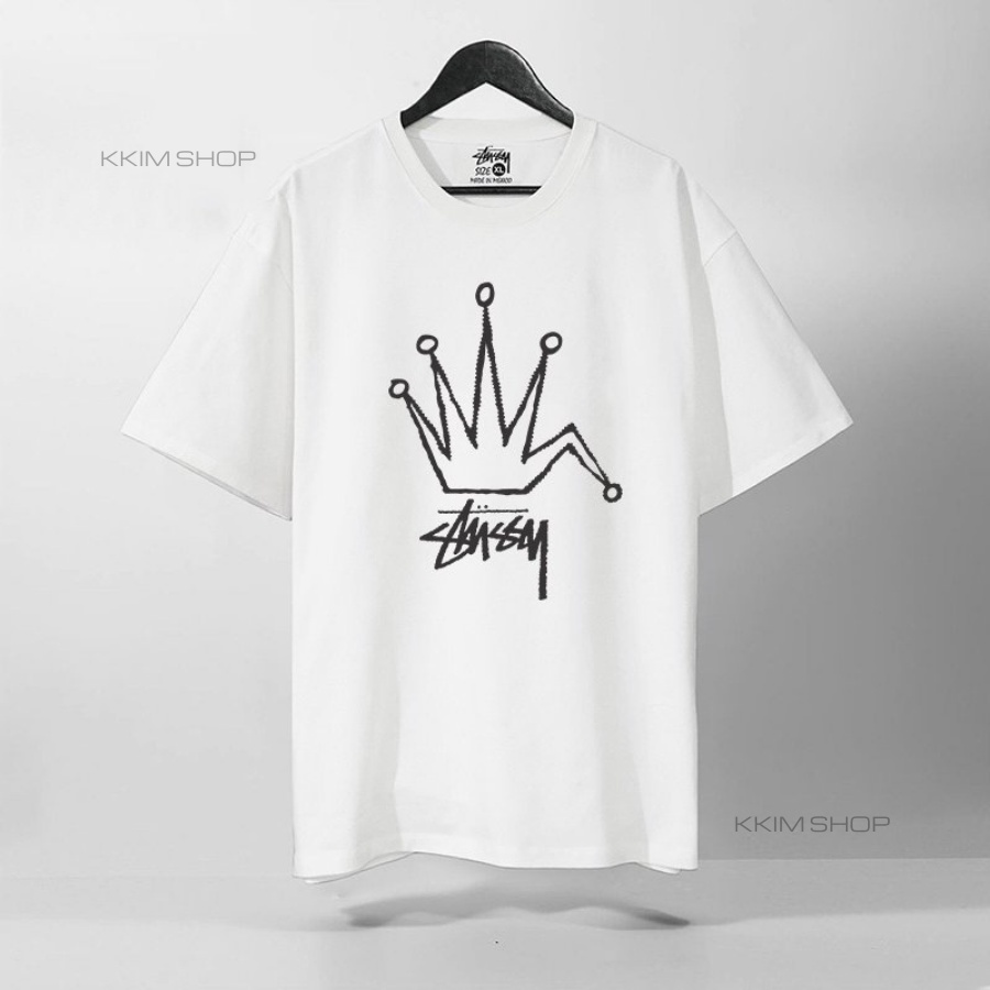 Áo Thun Tay Lỡ STUSSY, áo phông unisex Form rộng oversize, chất liệu Cotton. KKIMShop