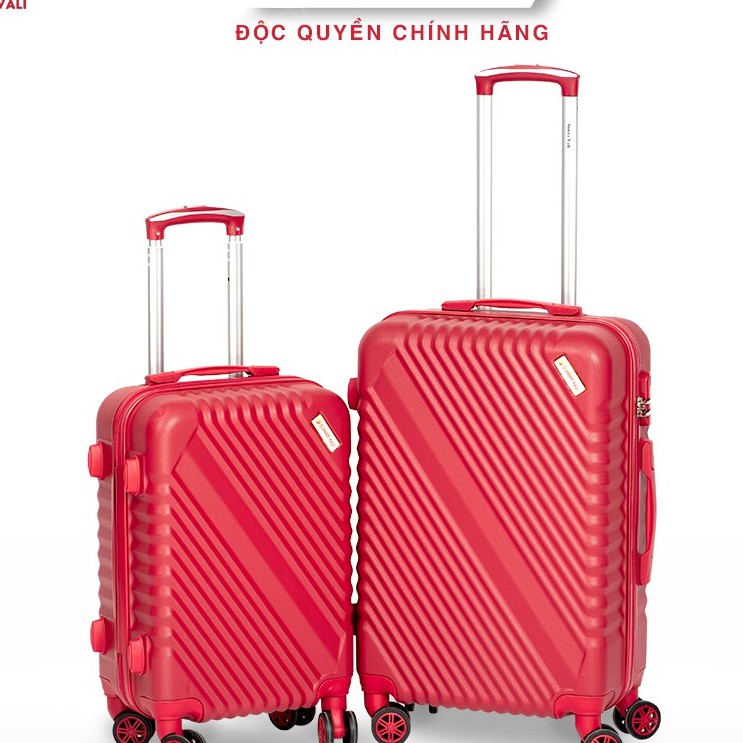 Vali kéo du lịch SUNNY SV05 - nhựa dẻo ABS, khóa số an toàn, size 20 +24, vali kéo du lịch