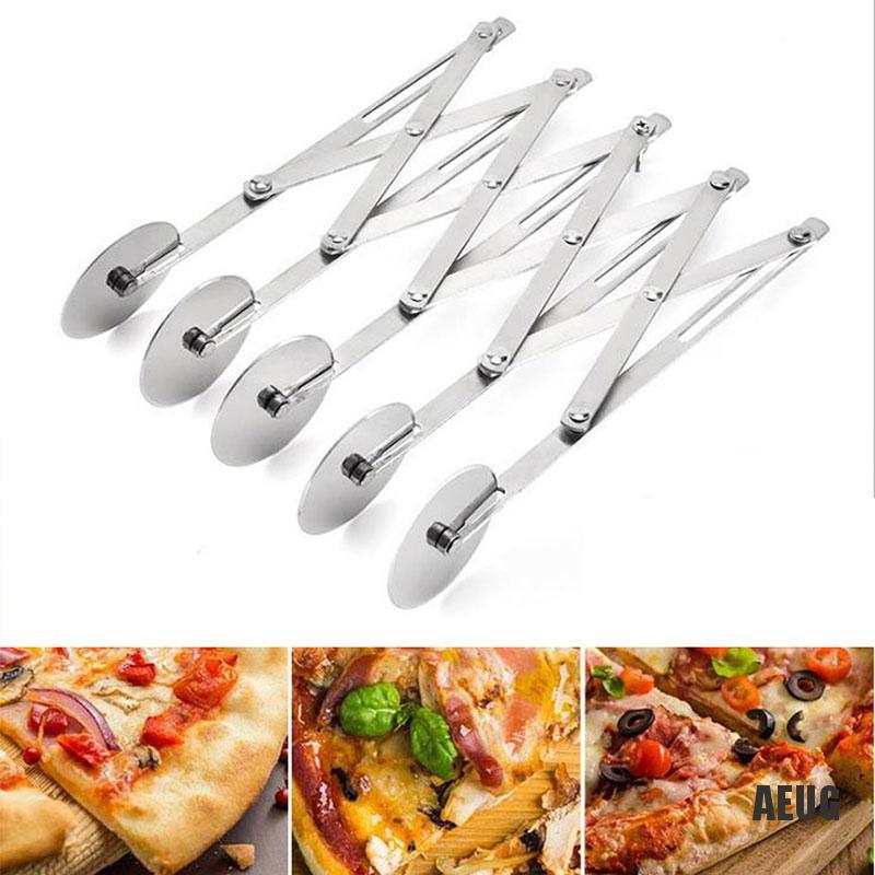 [AIU]  3/4/5 Wheels Cutter Dough Divider Side Pasta Knife Flexible Roller Blade Pizza