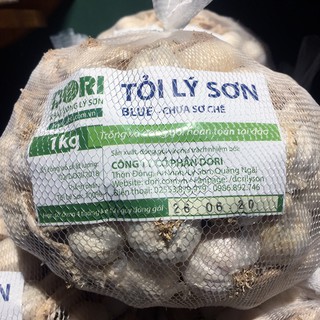 Tỏi Lý Sơn - Dori Blue - Tỏi thân dài - Túi 1kg