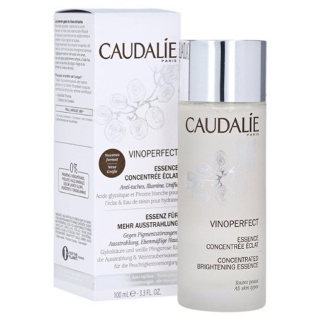 Nước thần dưỡng sáng chống nám Caudalie Vinoperfect Essence