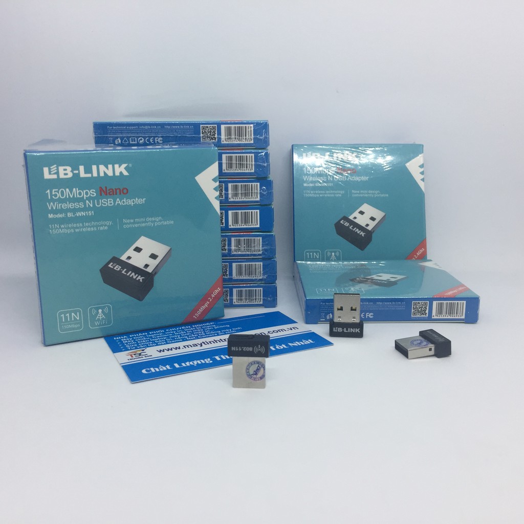 Usb thu wifi LB-LINK BL-WN151 Nano (Đen)