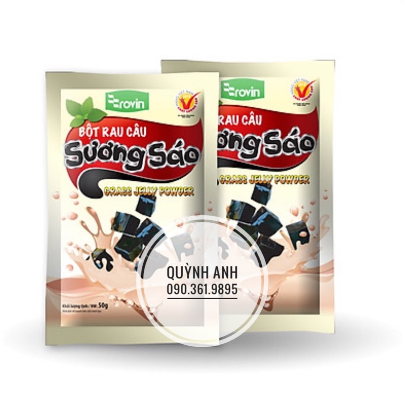 Sương sáo đen Hoàng Yến 50gr (hộp 5 gói)