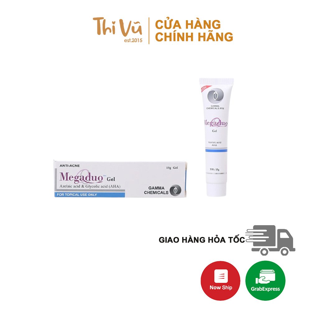 MEGADUO Gel 15g - Giảm Mụn Thâm, Trứng Cá, Dưỡng Da - Thi Vũ