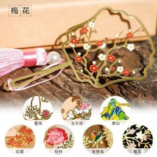 Bookmark hình quạt cổ trang