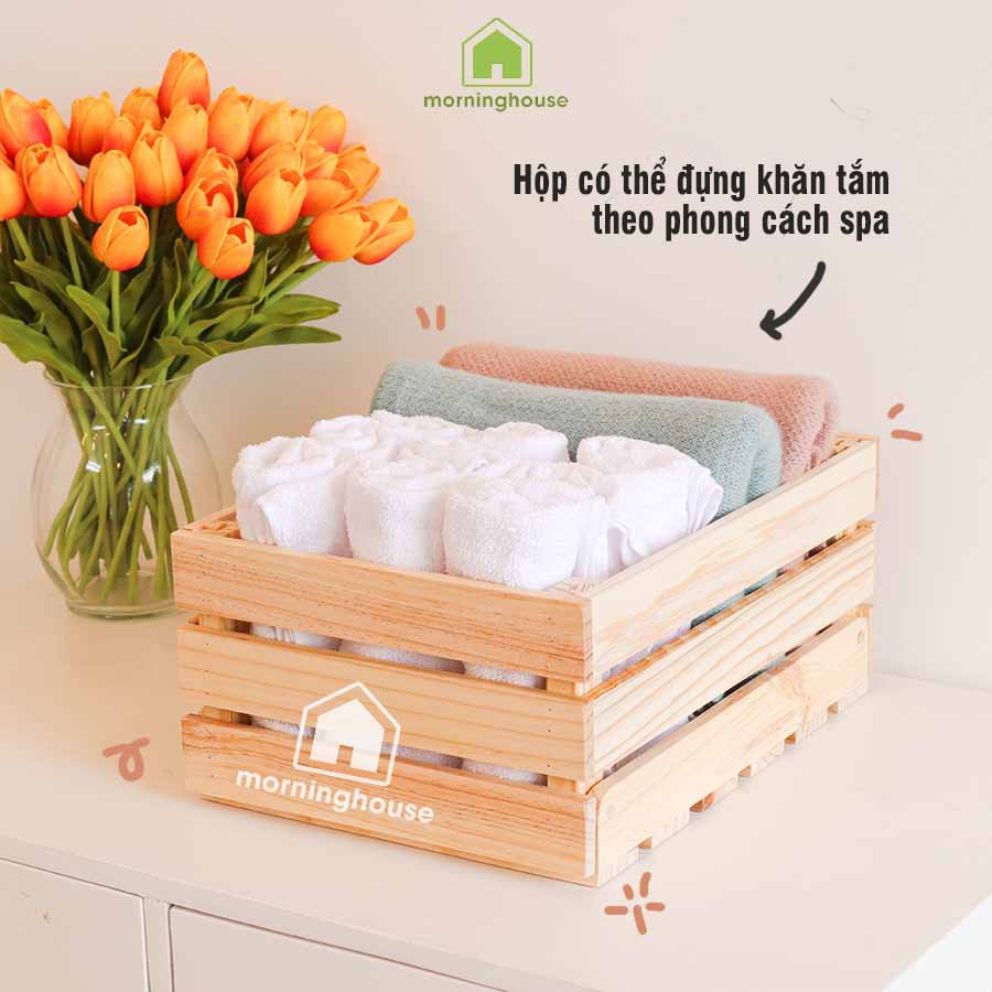 [Mã LIFEBKM1 giảm 10% tối đa 1 triệu đơn từ 500k] HỘP PALLET GẤP GỌN ĐA NĂNG- Morning House