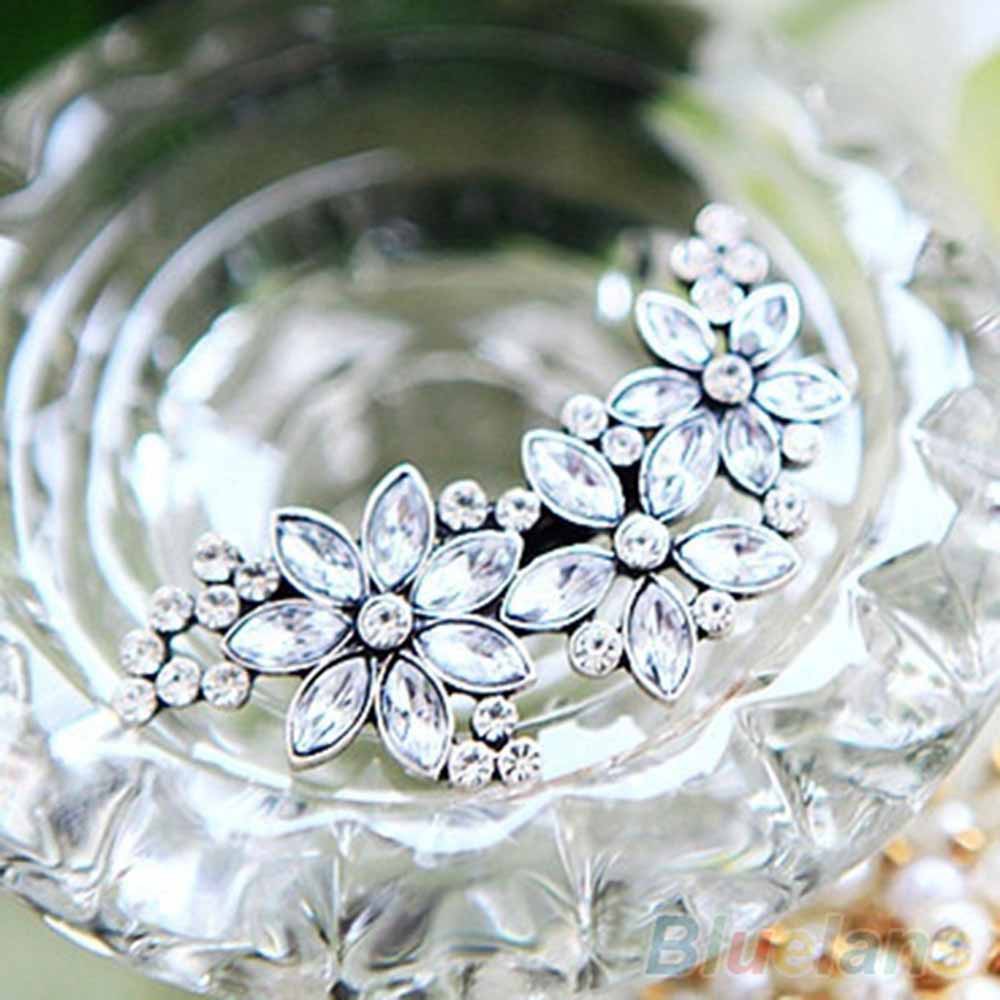 Kẹp tóc cô dâu đính đá giả kim cương