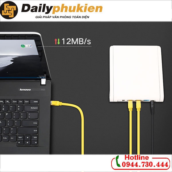 Dây mạng Cat5 dài 10m Ugreen 30642 dailyphukien