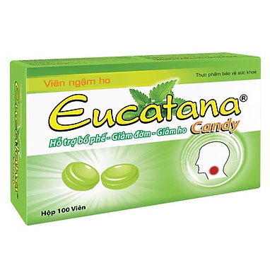 Viên ngậm ho thảo dược Eucatana hỗ trợ giảm đau rát họng