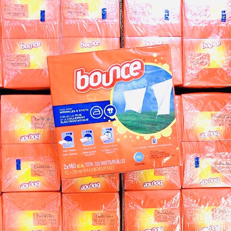 GIẤY THƠM QUẦN ÁO BOUNCE 360 tờ