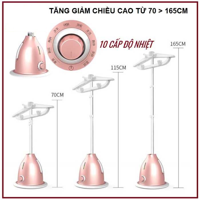 [MỚI] BÀN LÀ ĐỨNG HƠI NƯỚC HX-615 ĐA NĂNG (DẠNG CÂY ĐỨNG)