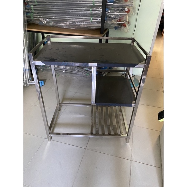 Kệ bếp gas inox Xưởng Thành Nam sản xuất chất lượng - inox 100% bền đẹp chắc chắn