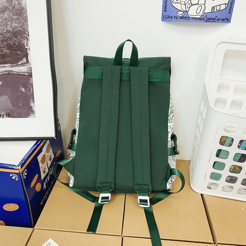 Balo PRETTYZYS sức chứa lớn 14 inch phong cách 2022 Hàn Quốc cho sinh viên cao đẳng