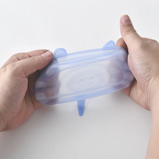 Sét 6 nắp đậy thức ăn bằng silicone