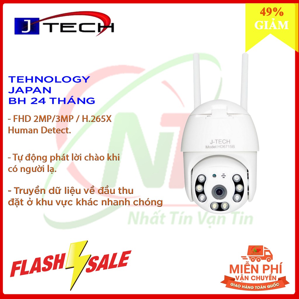 Camera IP Wifi J-TECH HD6718B
