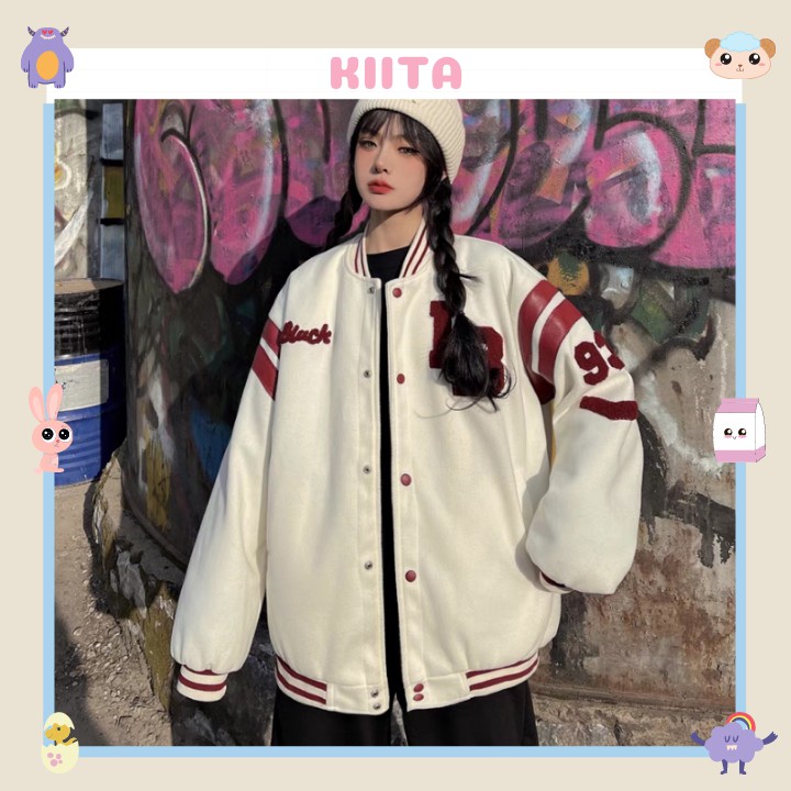 Áo khoác varsity jacket nam nữ bomber uniex LB