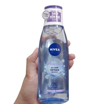 Nước tẩy trang NIVEA Acne Care Micellar Water 200ml ngừa mụn,làm sạch,trắng da