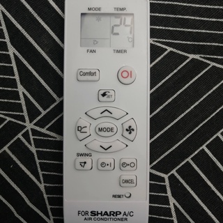 Remote máy lạnh SHARP 1 chiều ít nút CRMC-A907JBEZ