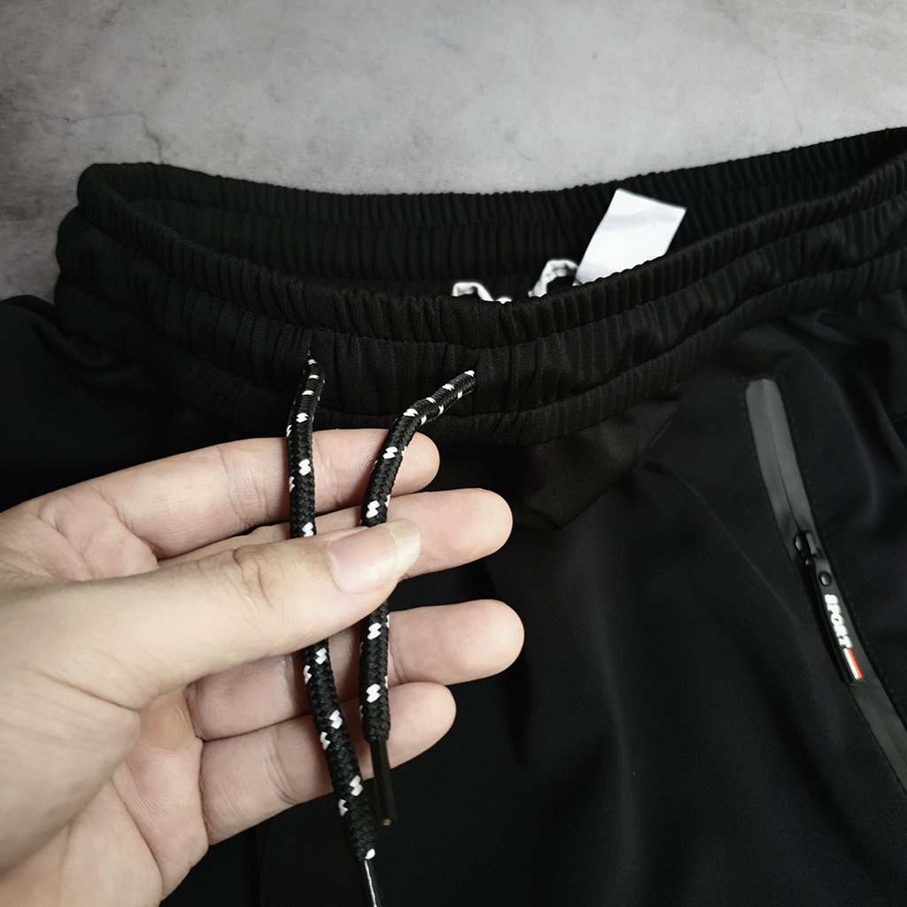 Quần Short nam thể thao 3 sọc trắng ngang ép logo cao cấp thời trang T506