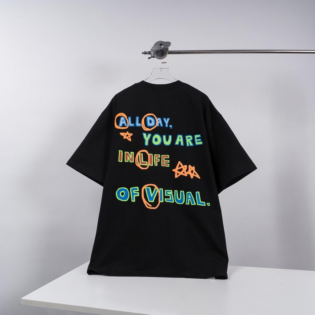 Áo Thun Tay Lỡ ADLV , Form rộng, áo phông 75% Cotton, nam nữ unisex