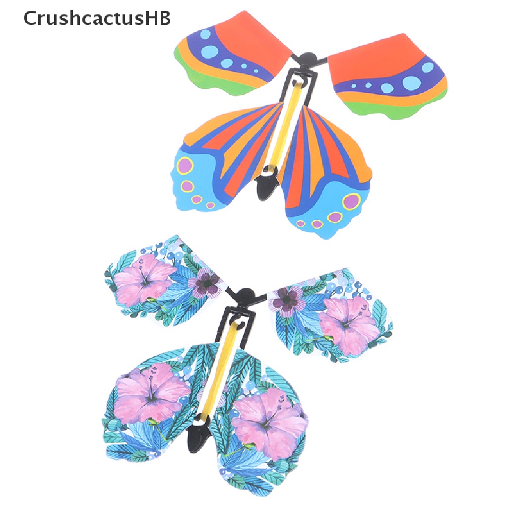 [CrushcactusHB] 5Pcs Magic Flying Out Butterfly Surprise Magic Props Mystical Trick Toys Hot Sell